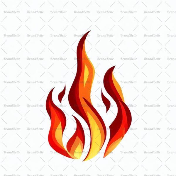Abstrakte Feuerflammen